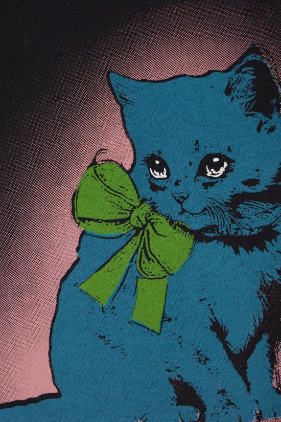 25FW 가니 키티 티셔츠 T43403575 252 PHANTOM - GANNI