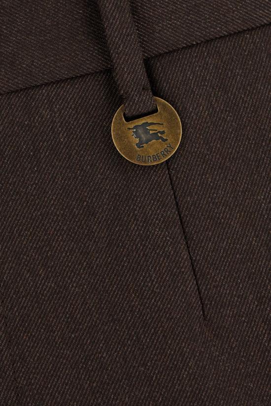 25FW 버버리 울 테일러드 팬츠 8115552 C3496 SOOT BROWN - BURBERRY