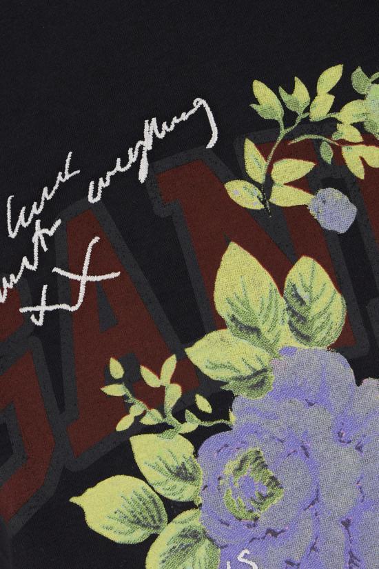 25FW 가니 로즈 티셔츠 T43423575 252 PHANTOM - GANNI