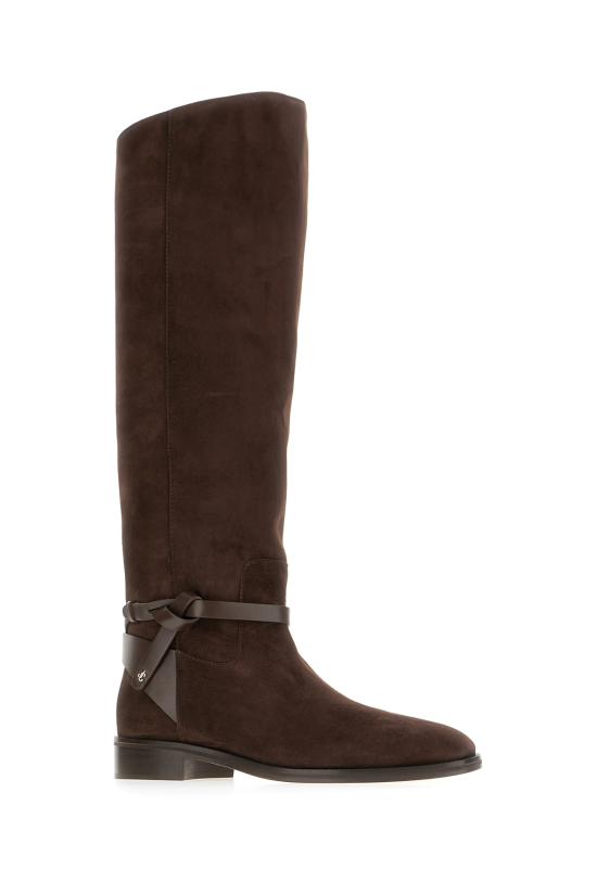 25FW 지미추 부츠 LAWTONKBFLATALR CHOCOLATE CHOCOLATE CHOCOLATE - JIMMY CHOO