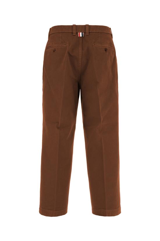 25FW 톰브라운 스트레이트 팬츠 MTU335WF0576 210 BROWN - THOM BROWNE