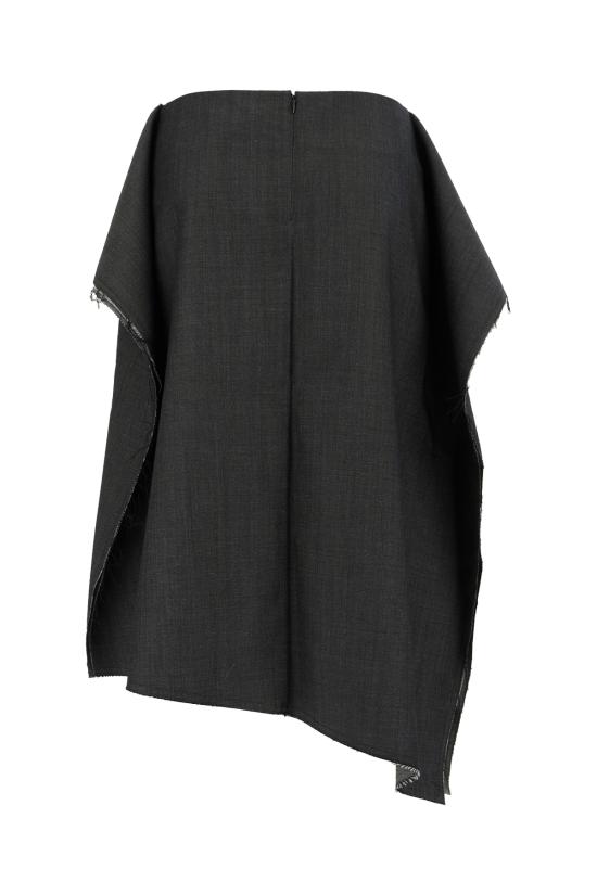 25FW NICCOLO PASQUALETTI 미디 스커트 NP08S007 WMME CHARCOAL GRAY - OTHER BRANDS