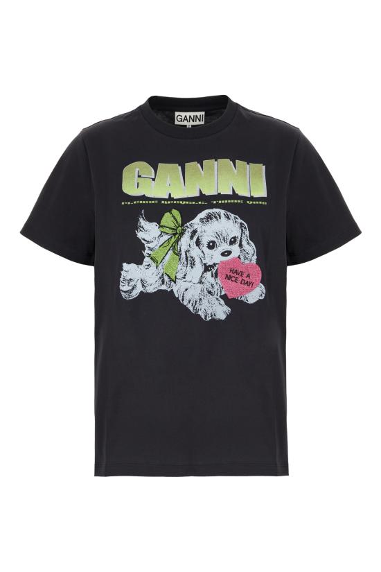 25FW 가니 반팔 티셔츠 T43333575 252 PHANTOM