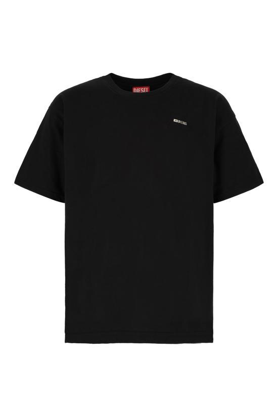 25FW 디젤 반팔 티셔츠 A196460AIJU 9XX BLACK