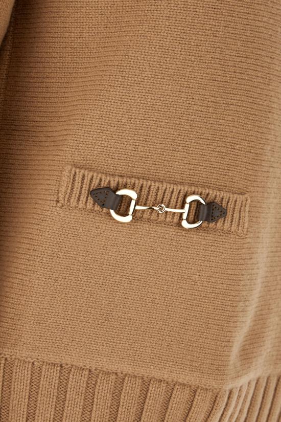 25FW 구찌 울 캐시미어 스웨터 836460XKEWK 2604 Cammello - GUCCI