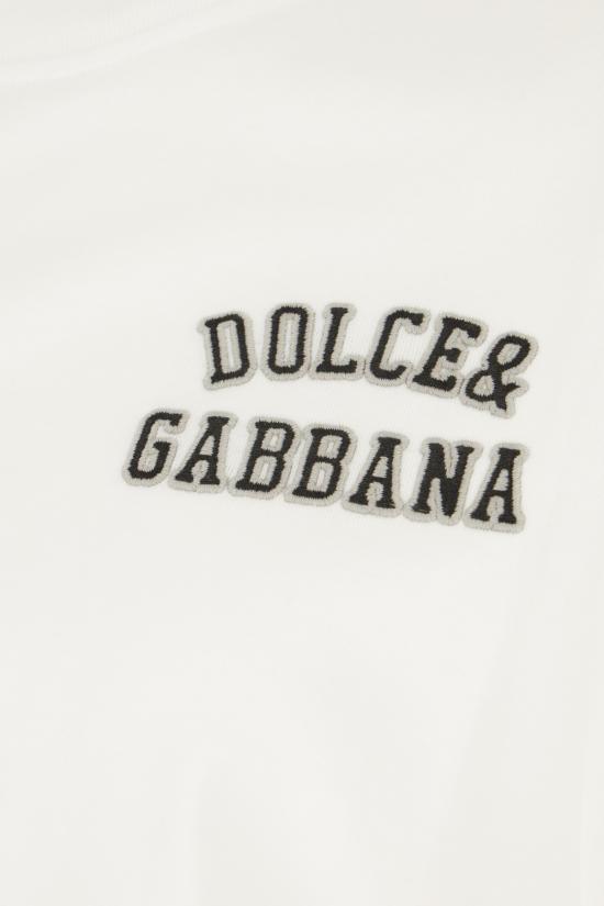 25FW 돌체앤가바나 반팔 티셔츠 F8U10ZGDDBB W0800 OPTICAL WHITE - DOLCE & GABBANA
