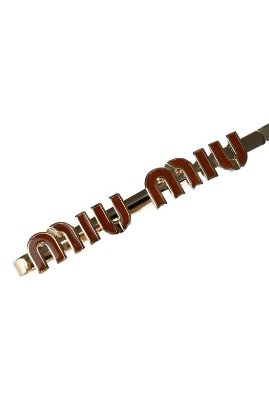 25FW 미우미우 5IF1462F6T F0033 Ruggine - MIU MIU