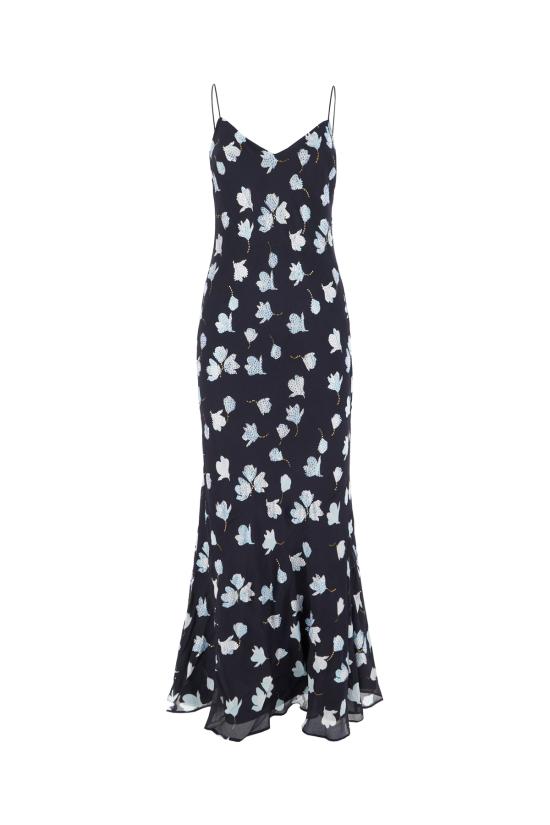 25FW 셀프 포트레이트 원피스 AW25066MAN NAVY