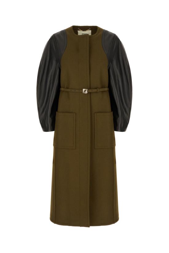 25FW 펜디 코트 FF6150AJ0K F1T6G OLIVANERO