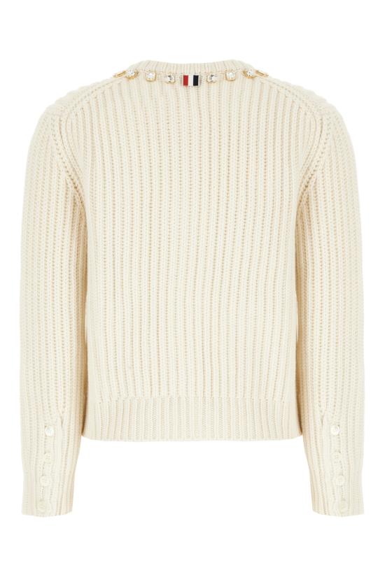 25FW 톰브라운 가디건 FKC673EY2001 100 WHITE - THOM BROWNE