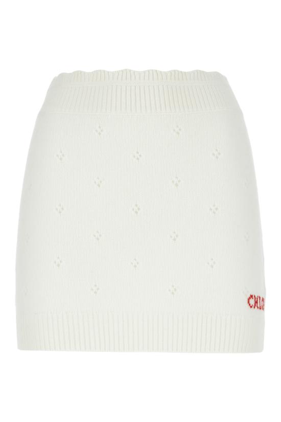 25FW 끌로에 스커트 CH25WMJ06590 107 ICONIC MILK