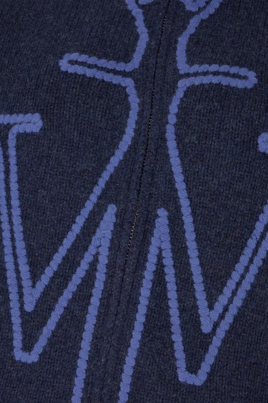 25FW JW앤더슨 스웨터 KW1499YN0412 768 STEEL BLUE - JW ANDERSON