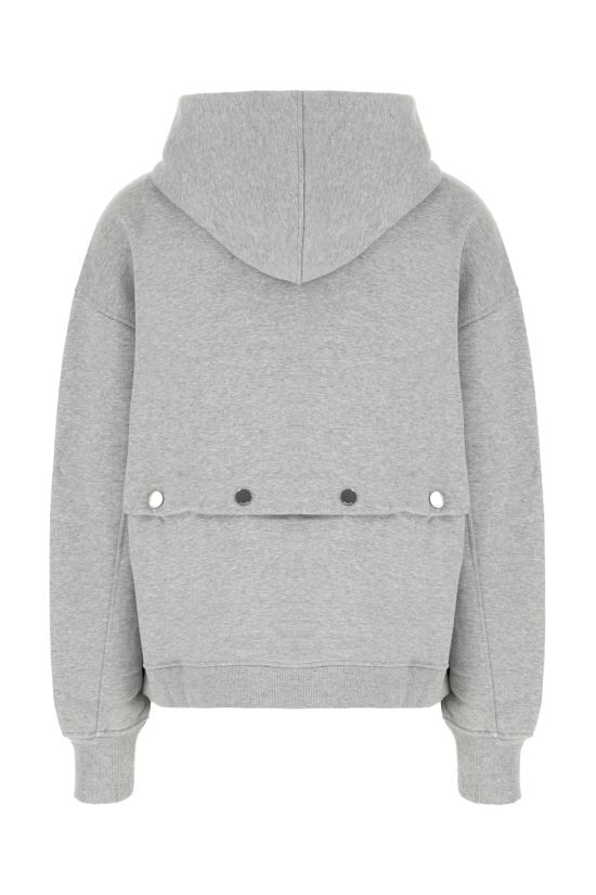 25FW 스포트막스 후드 티셔츠 SAGGIO 002 GRIGIO MEDIO - SPORTMAX