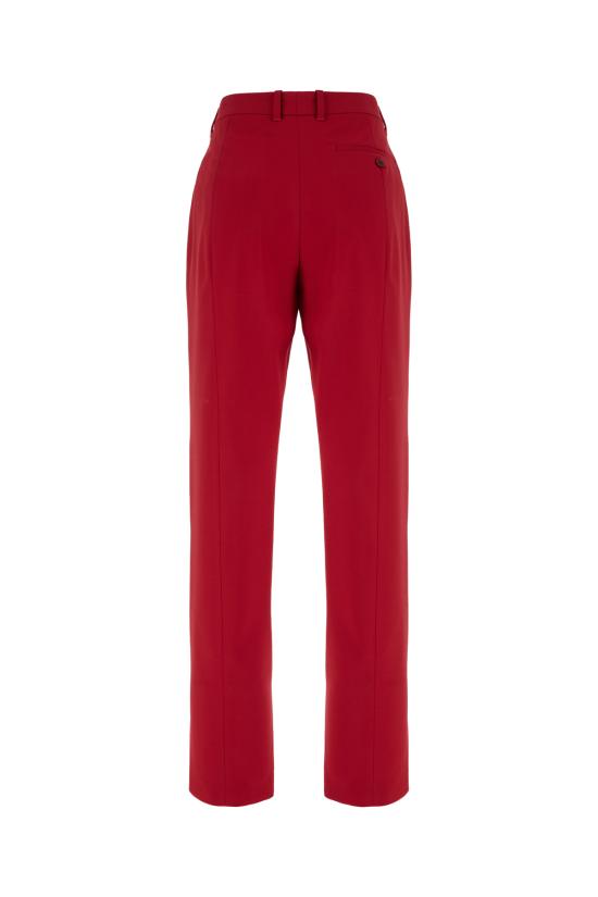 25FW 알렉산더 맥퀸 스트레이트 팬츠 843646QJAFK 6191 CRIMSON - ALEXANDER MCQUEEN