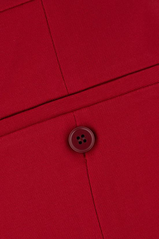 25FW 알렉산더 맥퀸 스트레이트 팬츠 843646QJAFK 6191 CRIMSON - ALEXANDER MCQUEEN