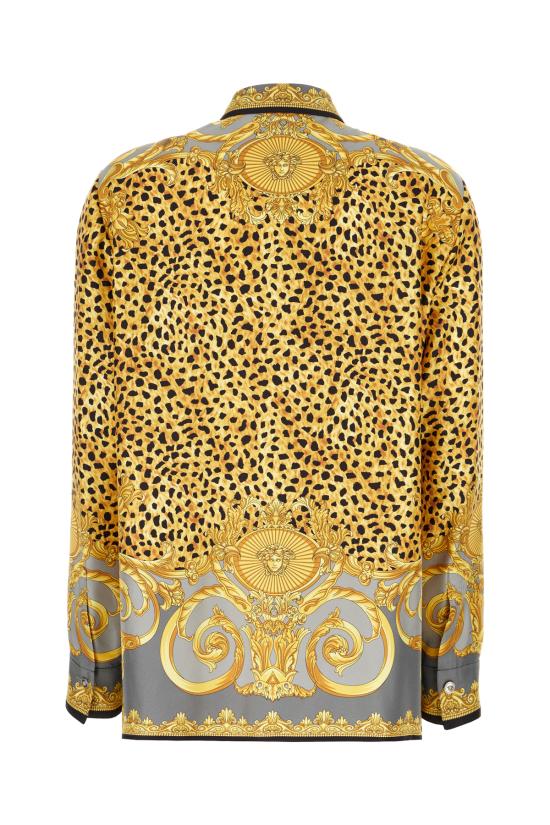 25FW 베르사체 셔츠 10013601A16366 5E700 LIGHT GREY ELEPHANT GREY - VERSACE