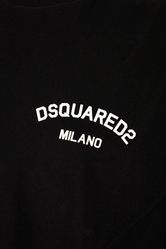 25FW 디스퀘어드2 반팔 티셔츠 S74GD1477D20020 962X BLACK - DSQUARED2