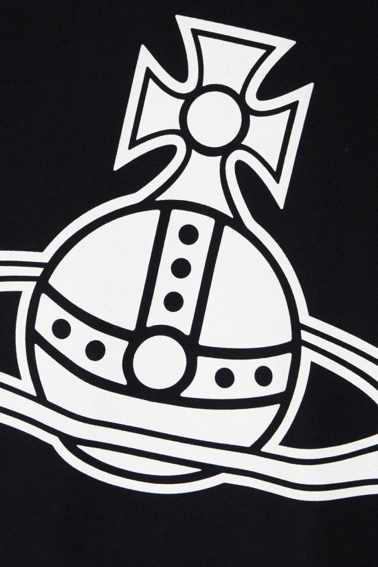 25FW 비비안웨스트우드 반팔 티셔츠 3G010049J001M N401 BLACK - VIVIENNE WESTWOOD