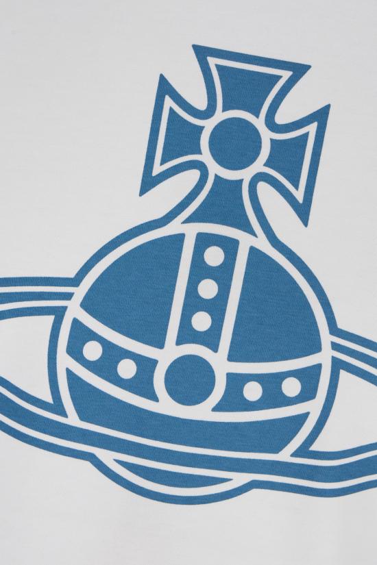 25FW 비비안웨스트우드 반팔 티셔츠 3G01004AJ001M A401 WHITE - VIVIENNE WESTWOOD