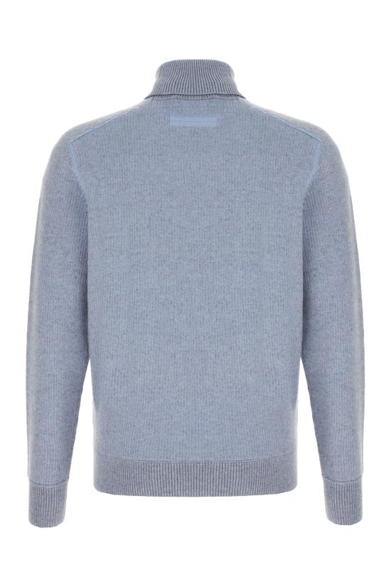 25FW 에르메네질도제냐 터틀넥 120UGK61A2 500 LIGHT BLUE MELANGE - ERMENEGILDO ZEGNA