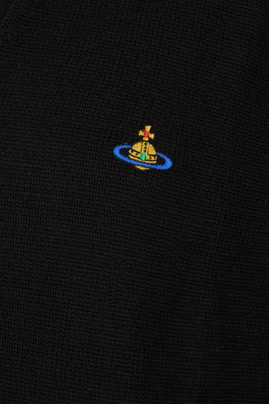 25FW 비비안웨스트우드 스웨터 27010014Y002M N401 BLACK - VIVIENNE WESTWOOD