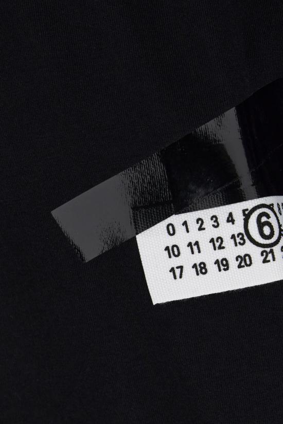 25FW MM6 메종마르지엘라 반팔 티셔츠 S62GD0207M20048 900 BLACK - MM6 MAISON MARGIELA