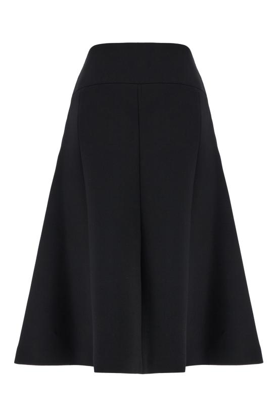 25FW 알라이아 미디 스커트 AA9J2371T582B 995 NOIR - ALAIA