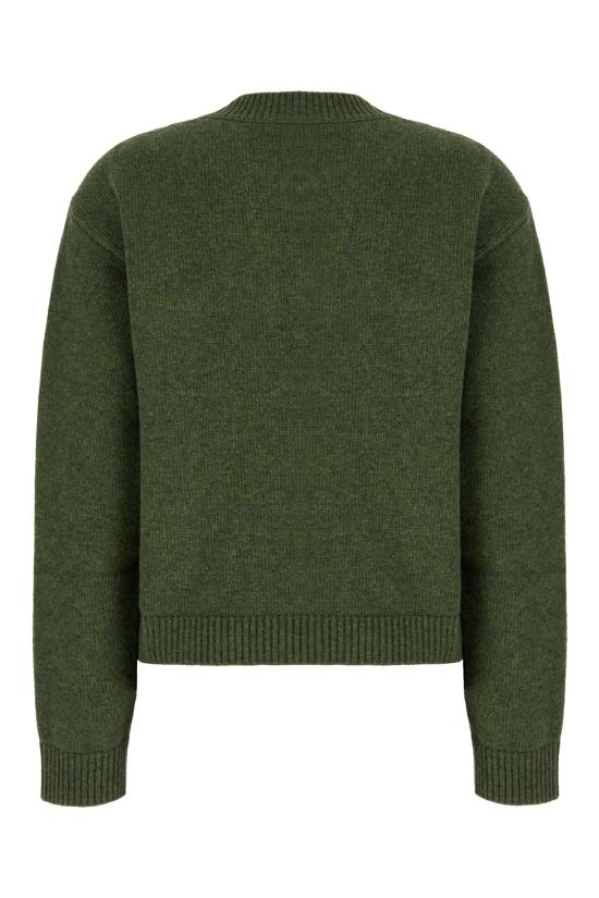 25FW 구찌 인타르시아 울 탑 스웨터 770072XKEBC 3035 VERDE ROSA - GUCCI