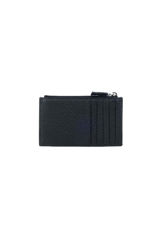 26FW 프라다 지퍼 레더 카드 홀더 2MC0862E54 F0002 Nero - PRADA