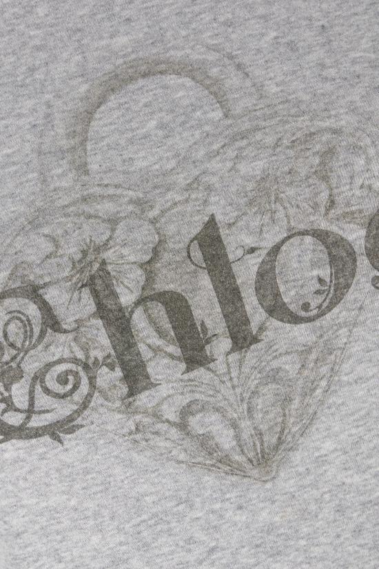 25FW 끌로에 반팔 티셔츠 CH25WJH03195 01B NEUTRAL GREY - CHLOE