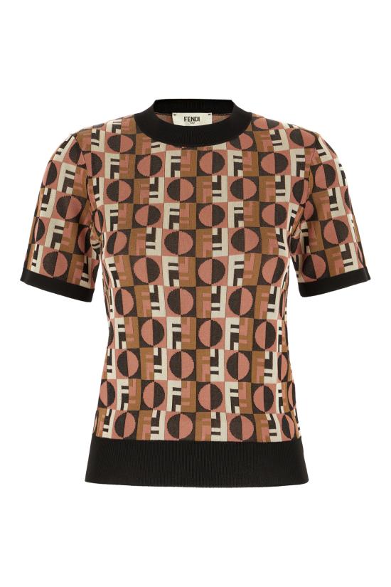 25FW 펜디 반팔 티셔츠 FZXE04AYLV F1T6N MIX