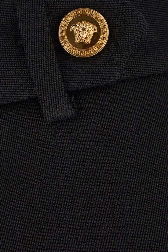 25FW 베르사체 스트레이트 팬츠 10201281A14794 1B000 BLACK - VERSACE