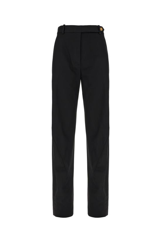 25FW 베르사체 스트레이트 팬츠 10201281A14794 1B000 BLACK