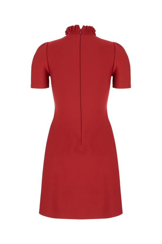 25FW 알렉산더 맥퀸 미디 원피스 848829Q1BE6 6191 CRIMSON - ALEXANDER MCQUEEN