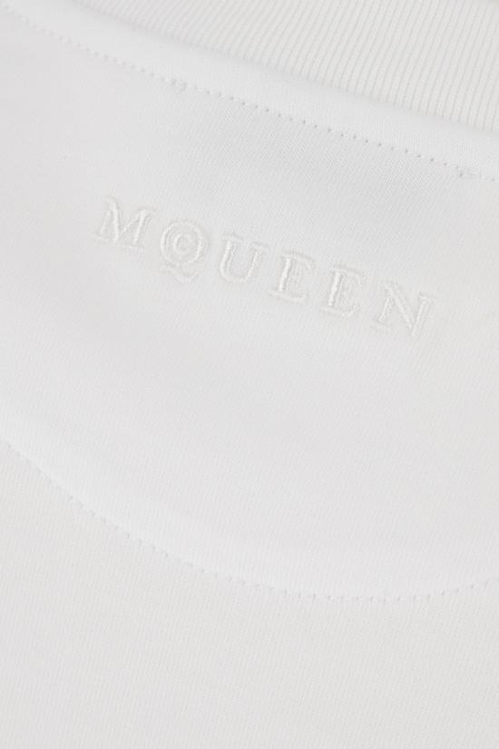 25FW 알렉산더 맥퀸 반팔 티셔츠 847190QLAEZ 9000 OPTICALWHITE - ALEXANDER MCQUEEN