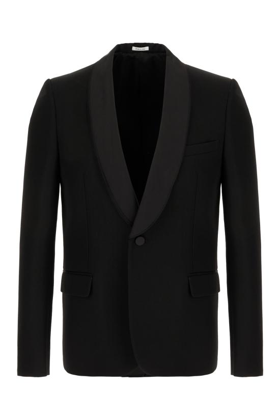 25FW 알렉산더 맥퀸 자켓 847522QVAAA 1000 BLACK