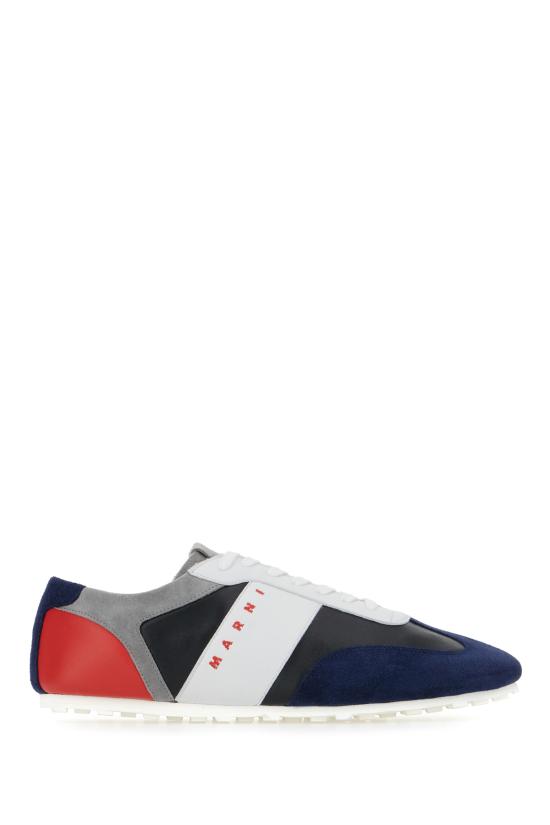 25FW 마르니 스니커즈 SNZU019100P9097 ZP007 BLUE BLACK WHITE GREY RED