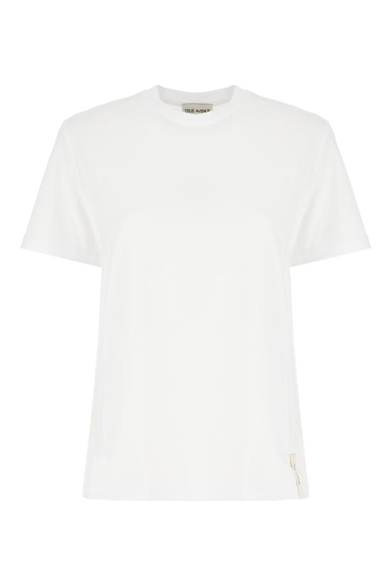 25FW 트루 에비뉴 반팔 티셔츠 STEFANIASOFTCOTTON WHITE