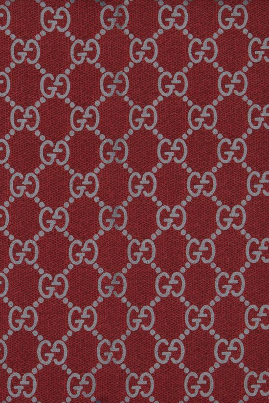 25FW 구찌 프린트 실크 까레 8122513G001 6173 ROSSO ANCORA - GUCCI