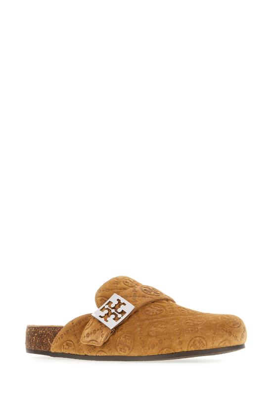 25FW 토리버치 뮬/슬리퍼 171150 200 GOLDEN BROWN SILVER - TORY BURCH