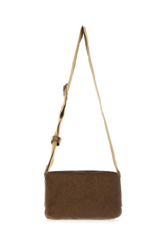 25FW 우마 왕 숄더백 UB0022 UW432 DARK OLIVE MUSTARD - UMA WANG