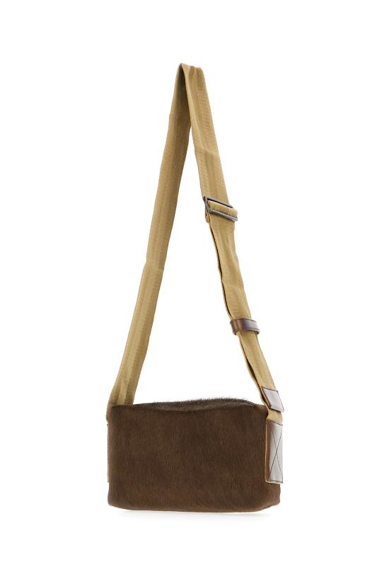 25FW 우마 왕 숄더백 UB0022 UW432 DARK OLIVE MUSTARD - UMA WANG