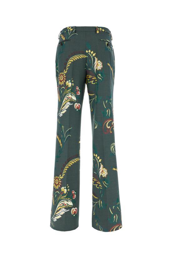 25FW 에트로 스트레이트 팬츠 WREA000199SABB37 X0895 STAMPA FONDO VERDE - ETRO