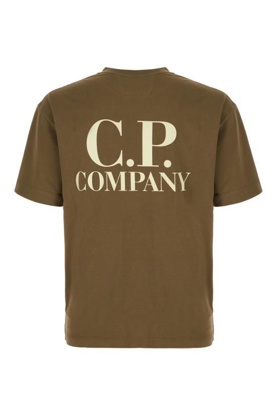 25FW 씨피 컴퍼니 반팔 티셔츠 19CMTS103A005100W 683 IVY GREEN - C.P. COMPANY