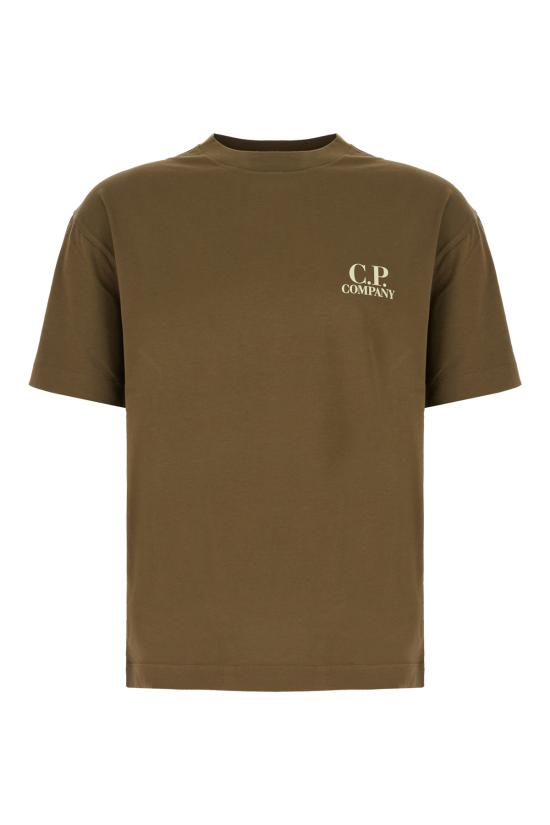 25FW 씨피 컴퍼니 반팔 티셔츠 19CMTS103A005100W 683 IVY GREEN