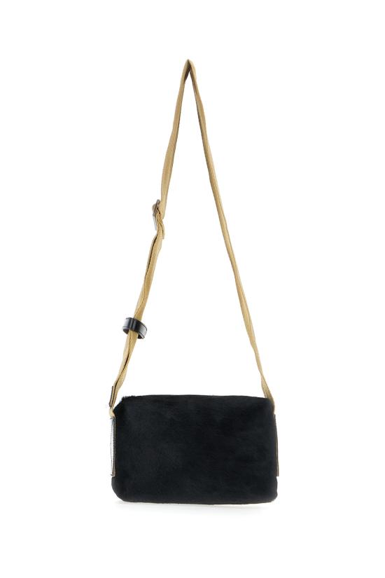 25FW 우마 왕 숄더백 UB0022 UW924 BLACK MUSTARD - UMA WANG