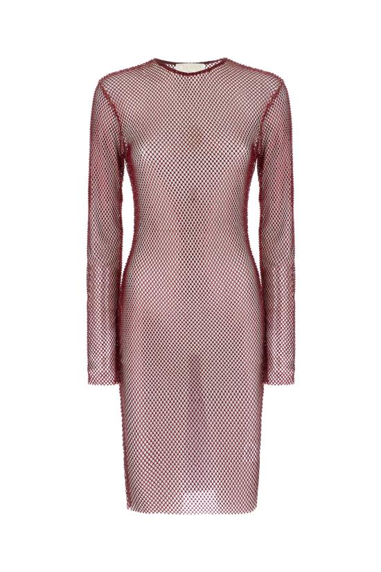 25FW 제니 미디 원피스 O470J0276 570 BORDEAUX