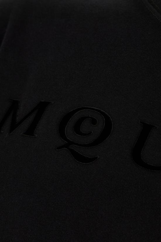 26SS 알렉산더 맥퀸 반팔 티셔츠 847750QTAD5 0548 BLACK - ALEXANDER MCQUEEN