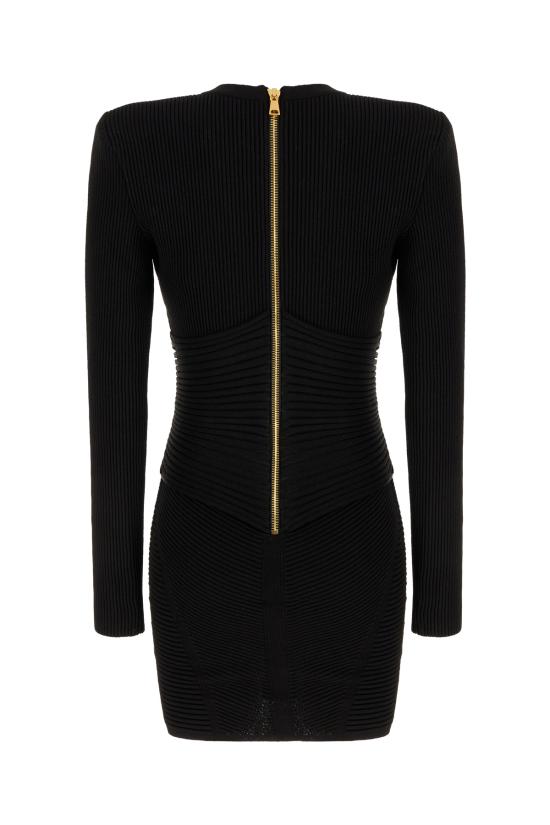 25FW 발망 숏 원피스 FF1R9327KI51 0PA NOIR - BALMAIN