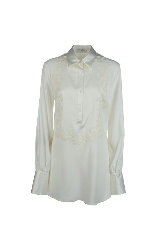 25FW 에르마노 설비노 셔츠 D472K361HKC 10602 BIANCO PERLA